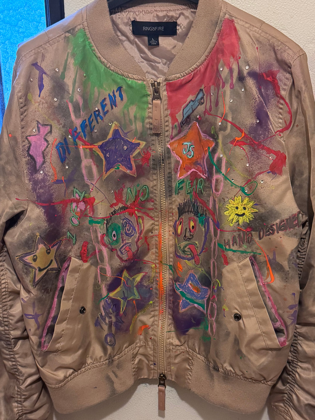 Just Success 1 of 1 Hand-Designed Custom Bomber Jacket