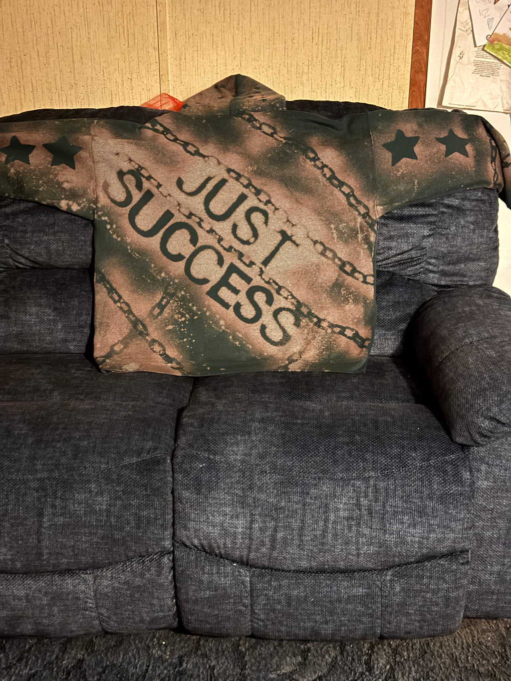 1 of 1 Premium Custom Hoodie - Hand-Designed Cutting-Edge Streetwear