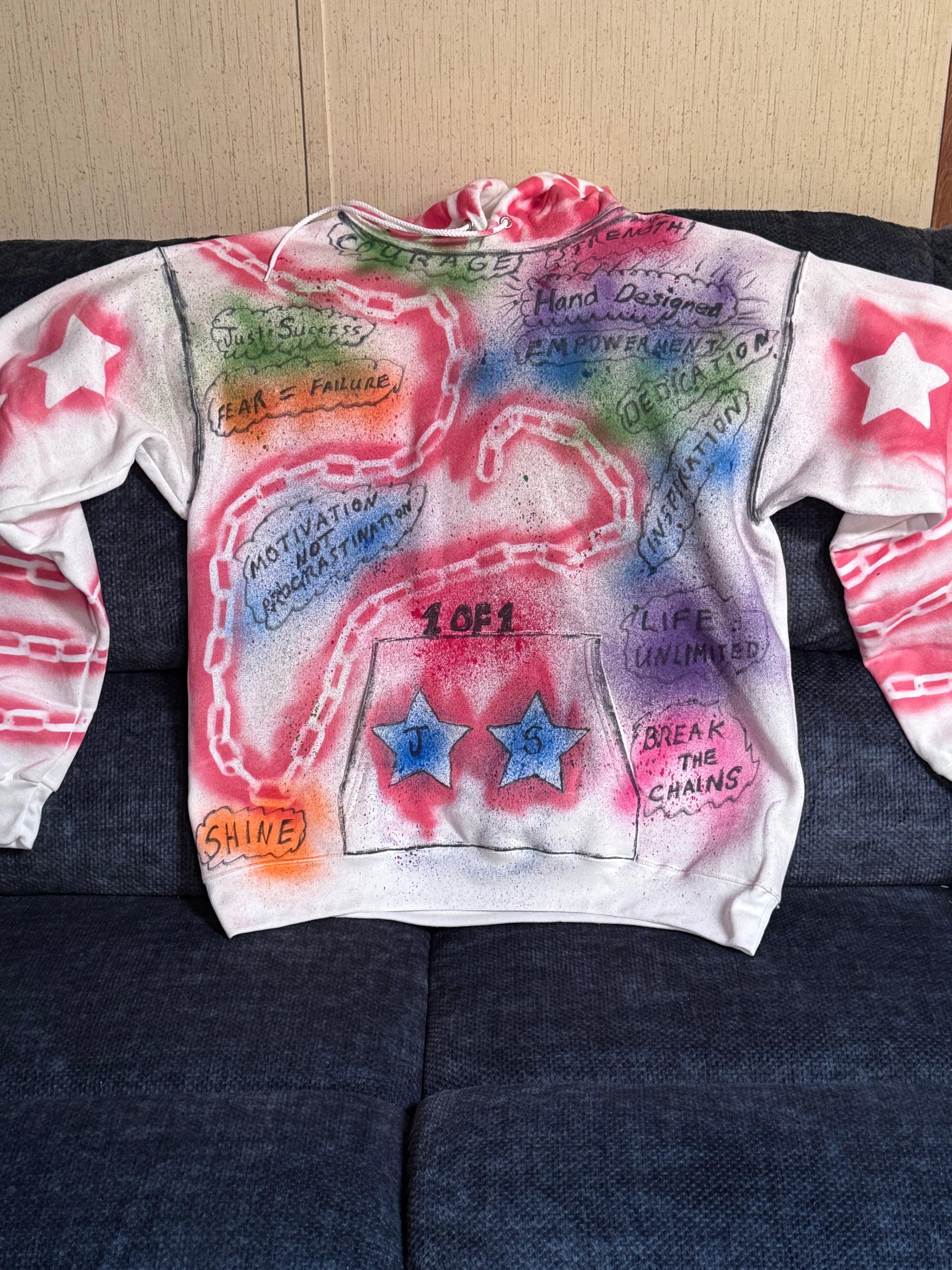 The motivational waffleback hoodie