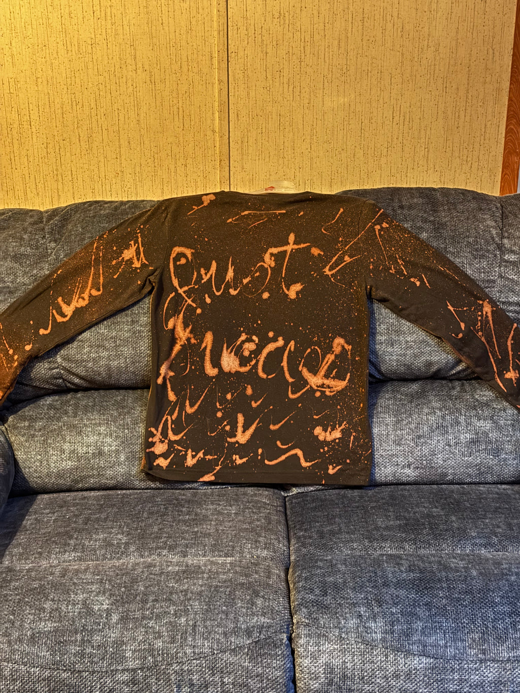 Just Success Long Sleeve Black Tee - Multicolored Streetwear
