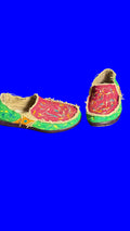 Designer Hand painted vintage crocs