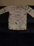 Just Success long sleeve white tee