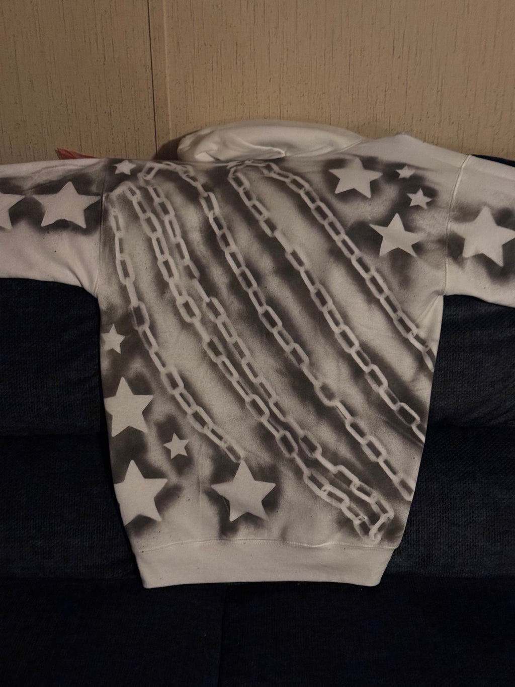 Just Success White & Black DTF Logo Hoodie - 1 of 1 Limited Edition